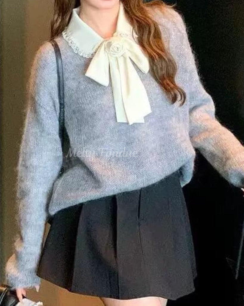 夢見るローズティーブラウス（全2色）