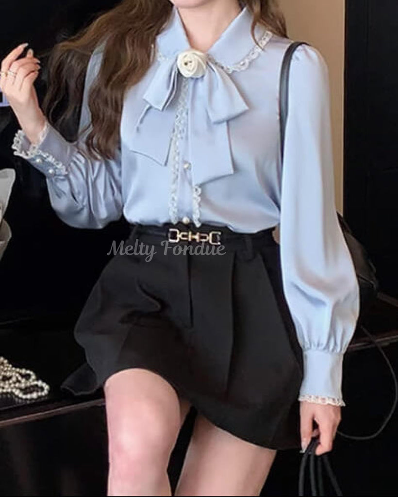 夢見るローズティーブラウス（全2色）