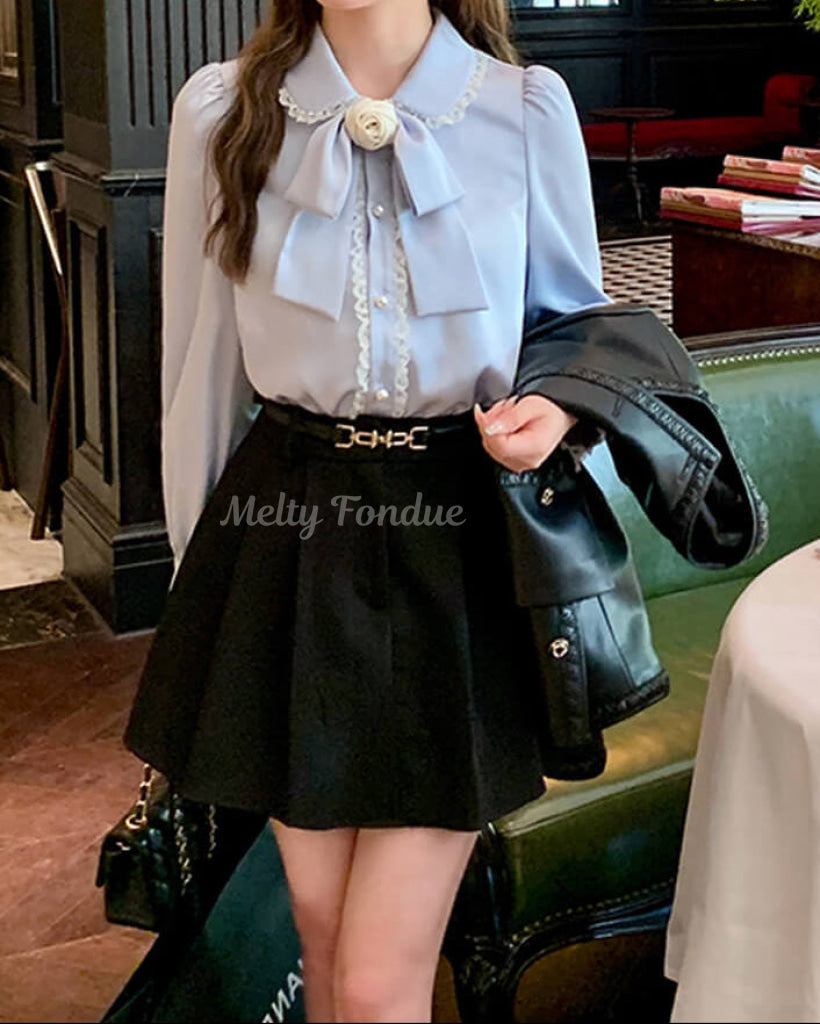 夢見るローズティーブラウス（全2色）