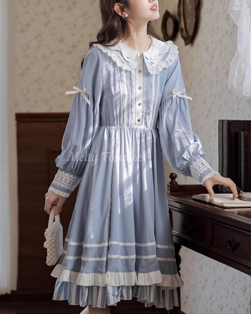 公式】《可愛いのに上品、特別な日を彩る一枚》夢見がちな青の