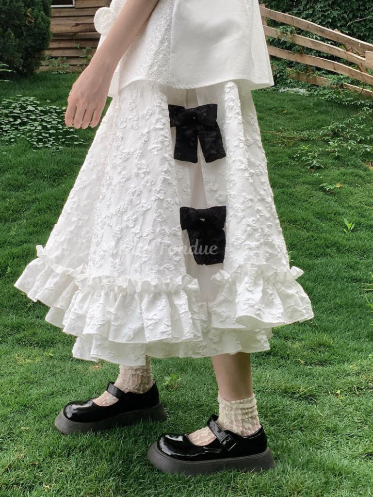 抱きしめる天使のベッドスカート