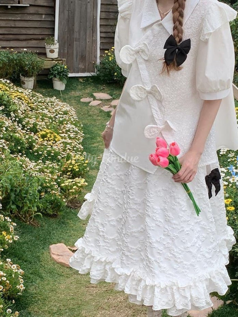 抱きしめる天使のベッドスカート