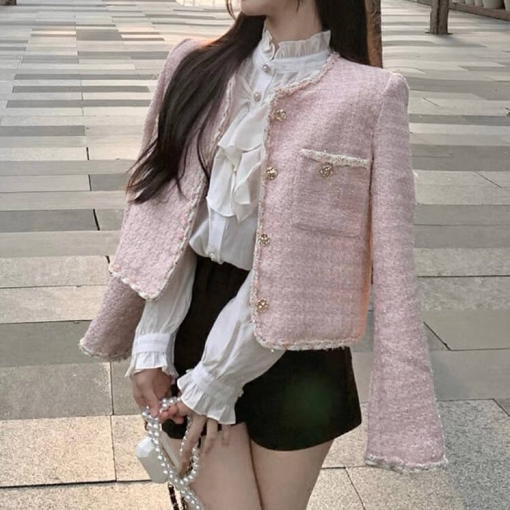 大人な私の煌めきアウター（全３色） ピンク