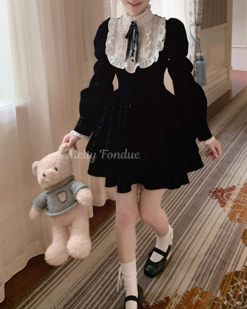 星降る夜のメヌエットワンピース