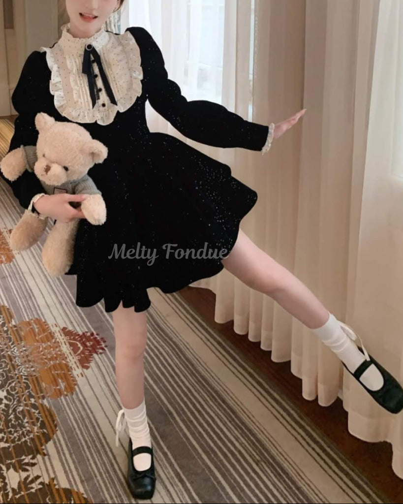 星降る夜のメヌエットワンピース