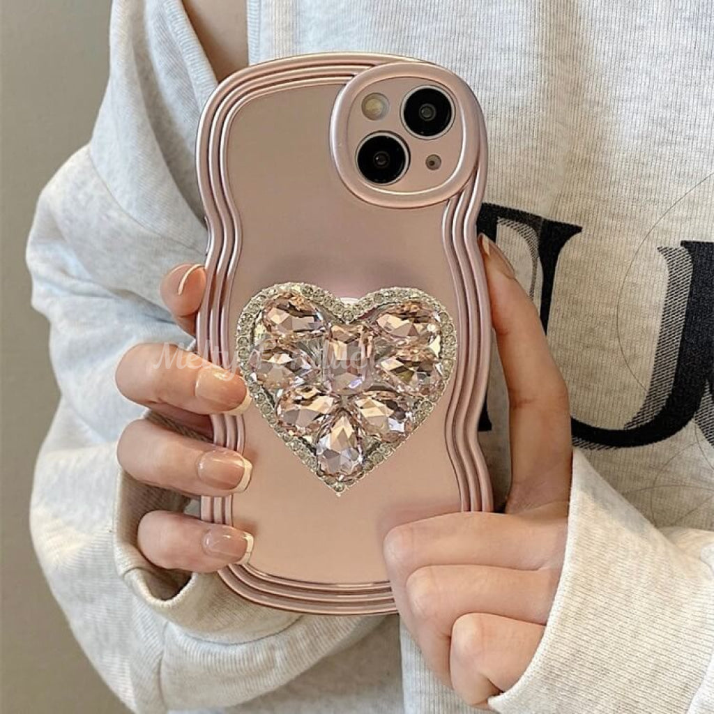 きらきらハートがときめくIphoneケース