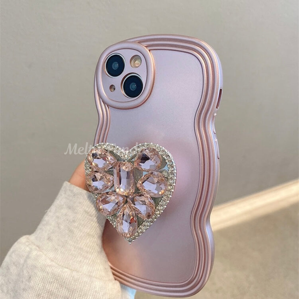 きらきらハートがときめくIphoneケース