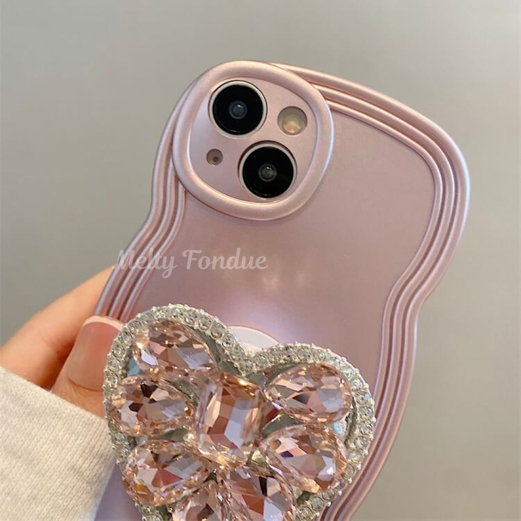 きらきらハートがときめくIphoneケース