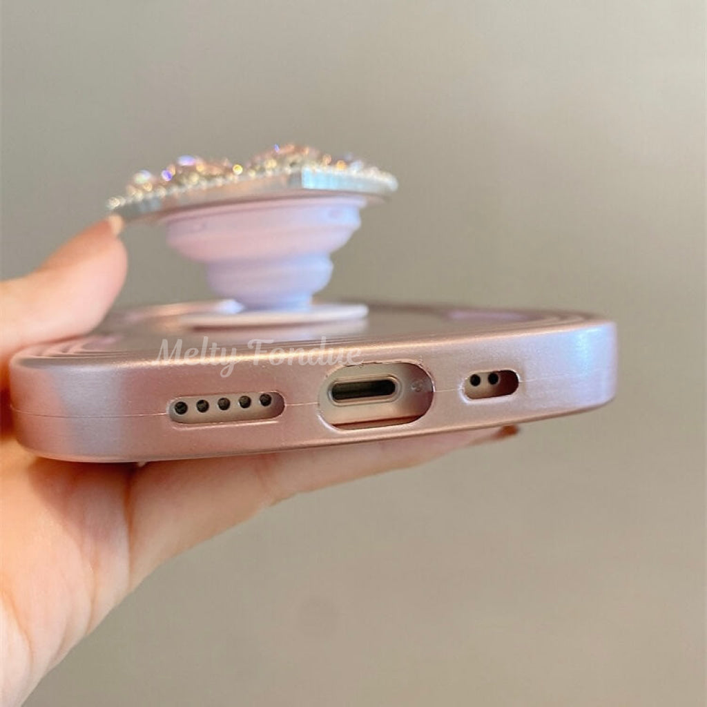 きらきらハートがときめくIphoneケース