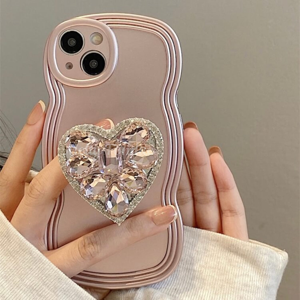きらきらハートがときめくIphoneケース