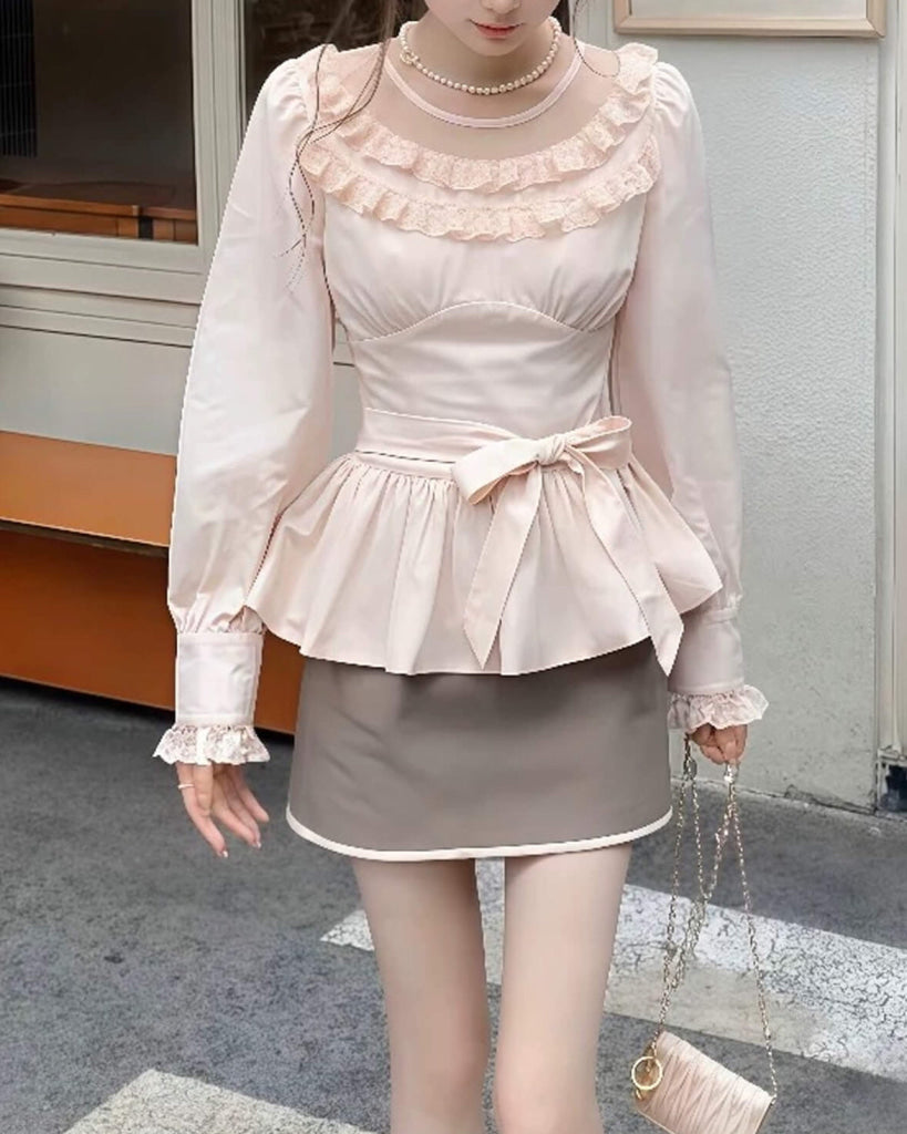 恋するリボンのプリンセスブラウス