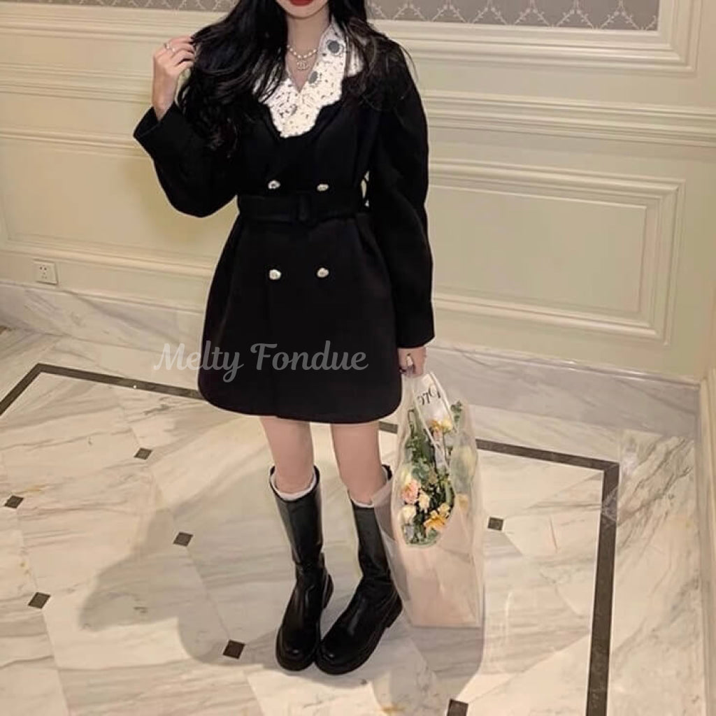 お嬢様スタイル ファーコート・ダウン