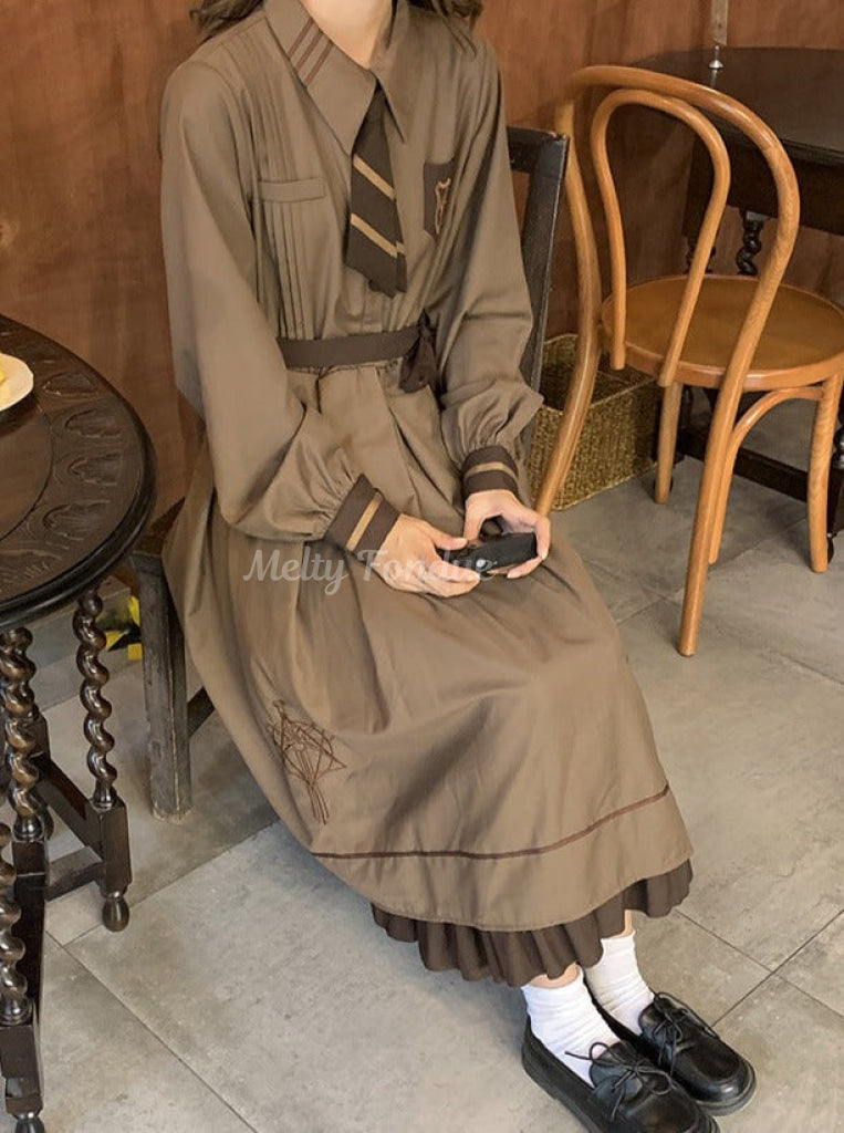 【魔法使い風】【ケープ付き2点セット】一目惚れの出会いワンピース