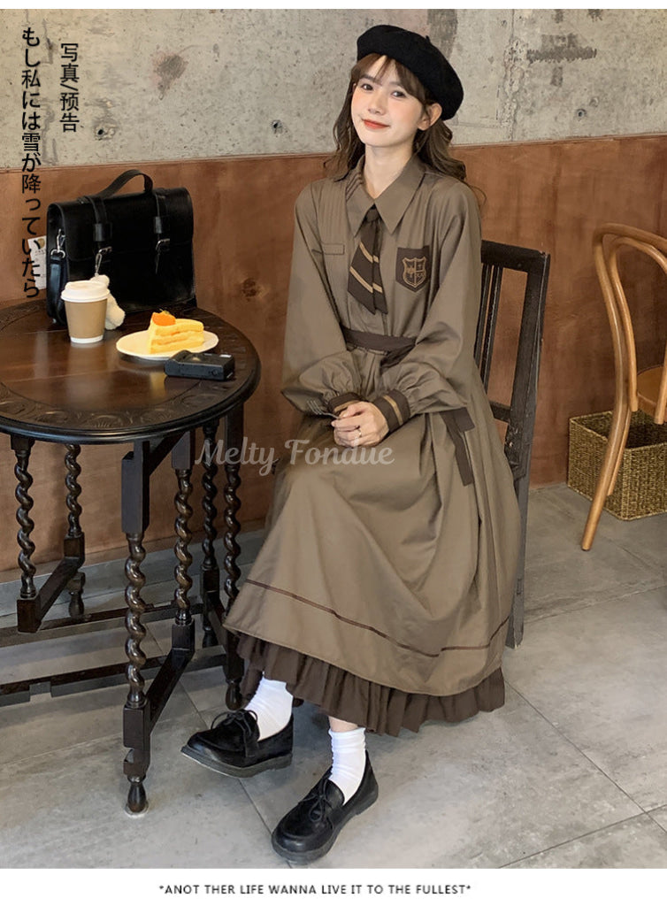 【魔法使い風】【ケープ付き2点セット】一目惚れの出会いワンピース