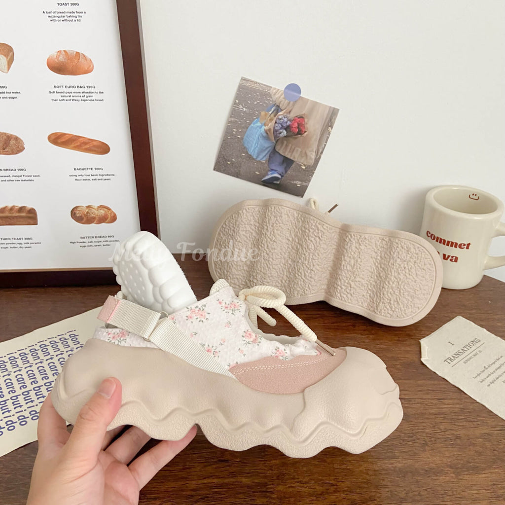 お空のもくもく雲シューズ（全3色）