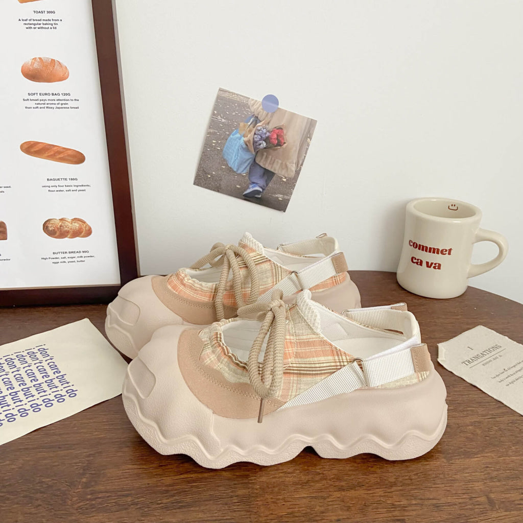 お空のもくもく雲シューズ（全3色） カーキ / 22.5