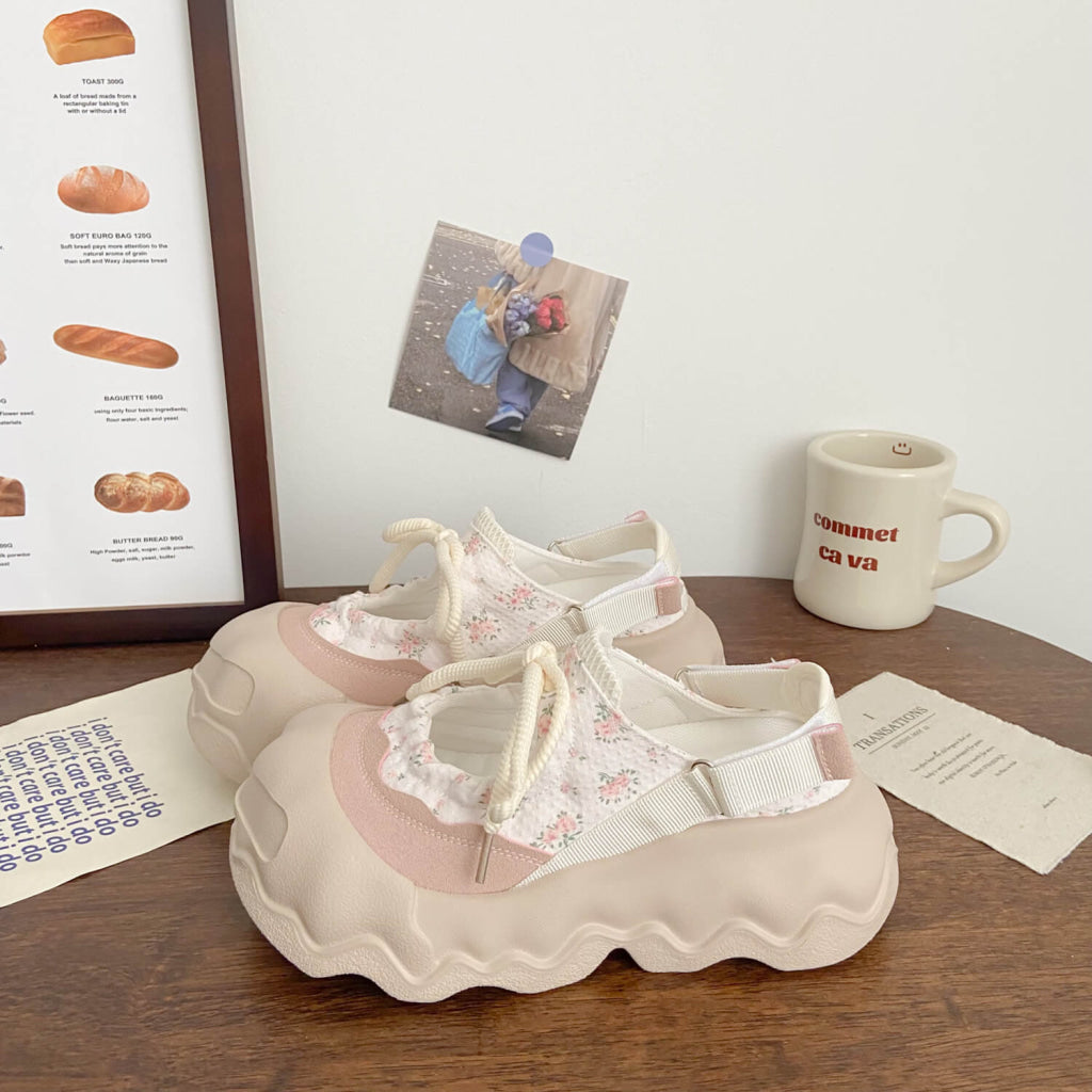 お空のもくもく雲シューズ（全3色） ピンク / 22.5