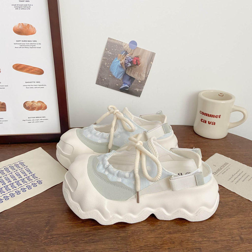 お空のもくもく雲シューズ（全3色） ライトブルー / 22.5