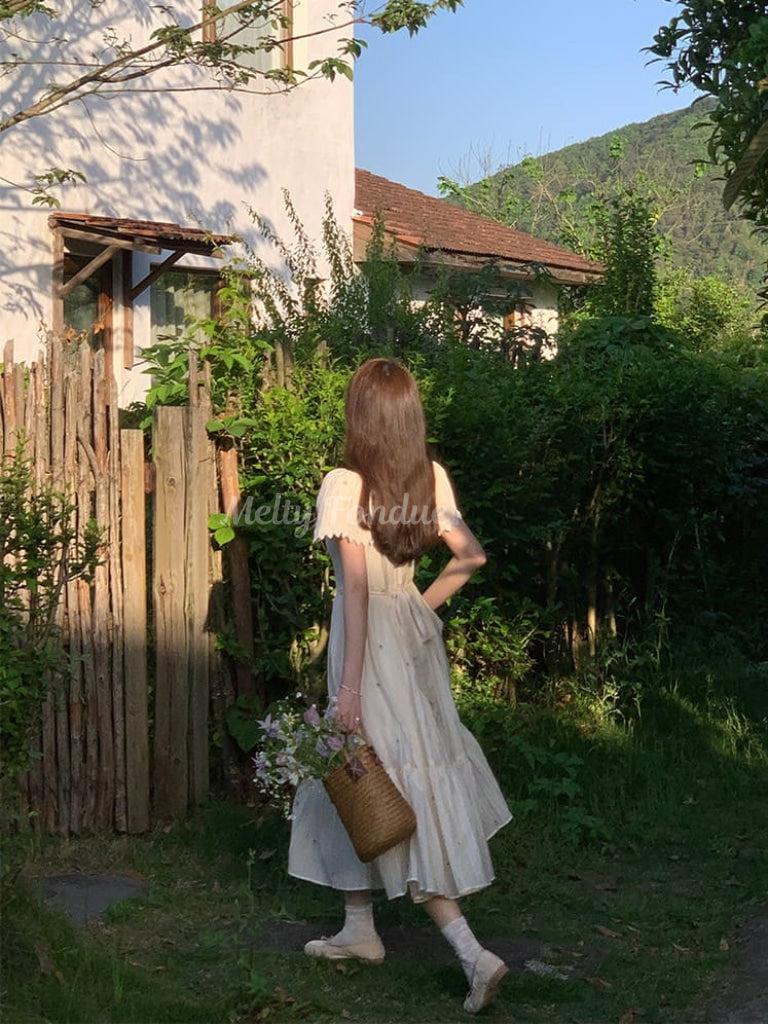 お嬢様の内緒のバカンスワンピース