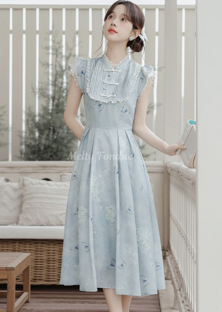 公式】青き蝶と願い星ワンピース - プリンセスガーリーファッション