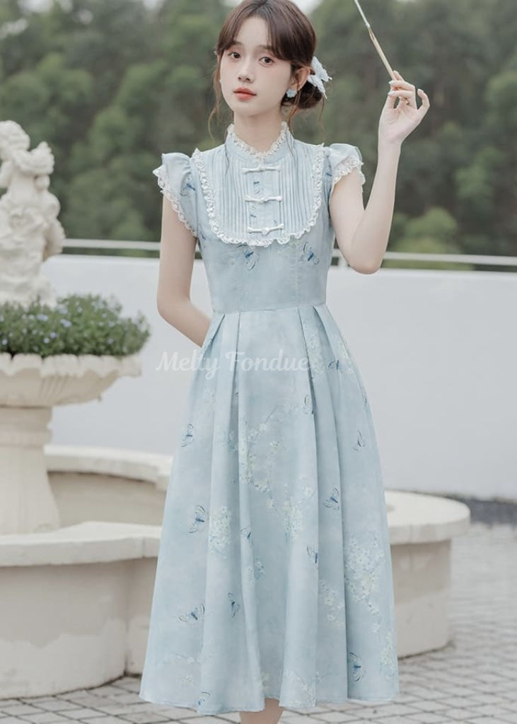 公式】青き蝶と願い星ワンピース - プリンセスガーリーファッション