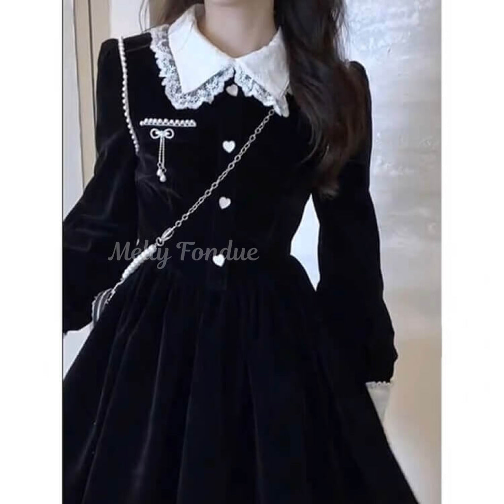 ハートを結んでガーリーワンピース