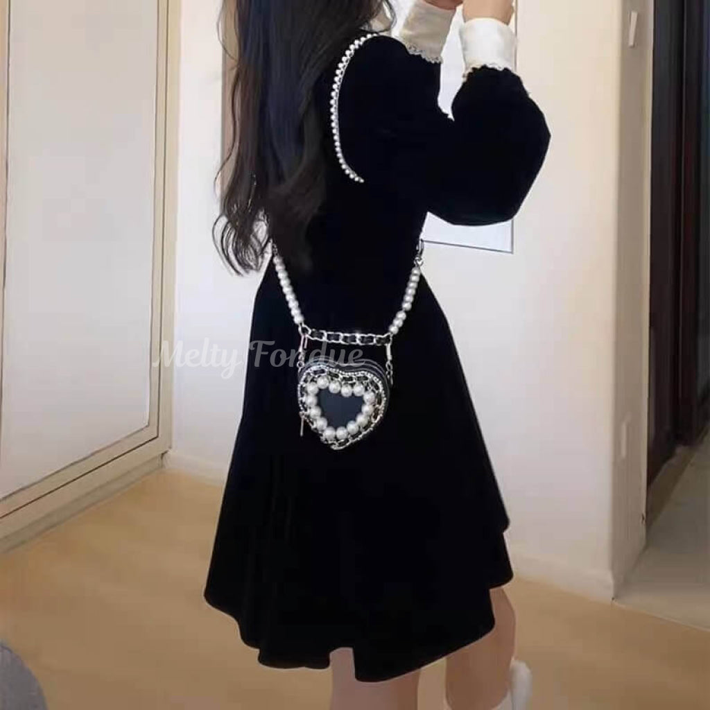 ハートを結んでガーリーワンピース