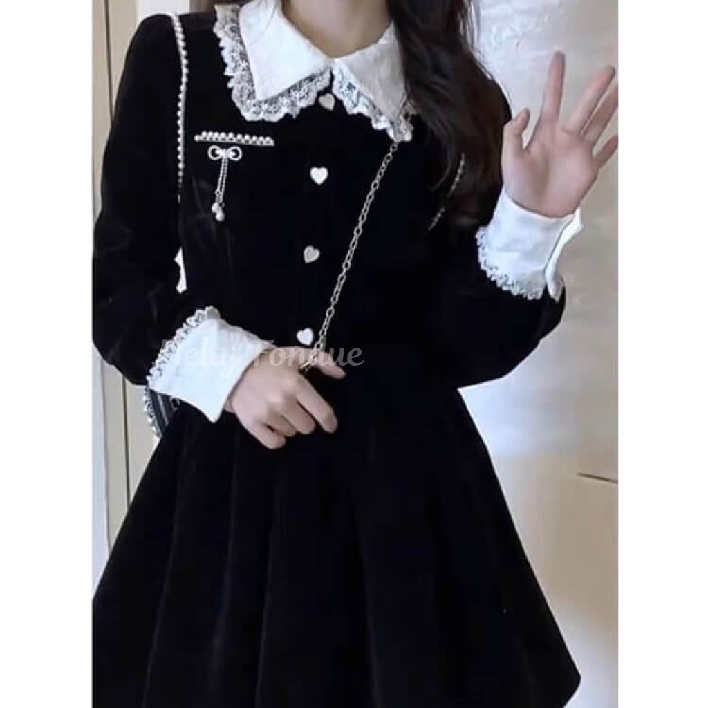 ハートを結んでガーリーワンピース