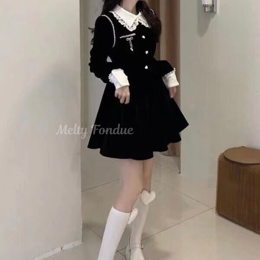 ハートを結んでガーリーワンピース