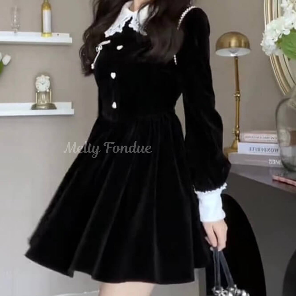 ハートを結んでガーリーワンピース