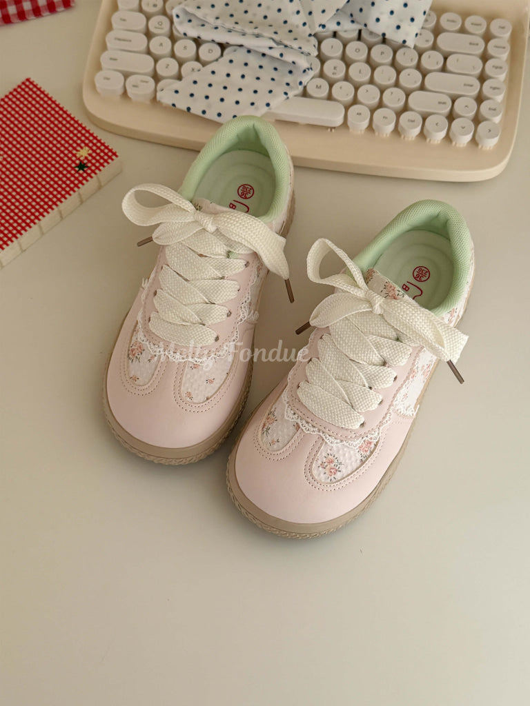 おとぎの森のお花畑シューズ（全3色）