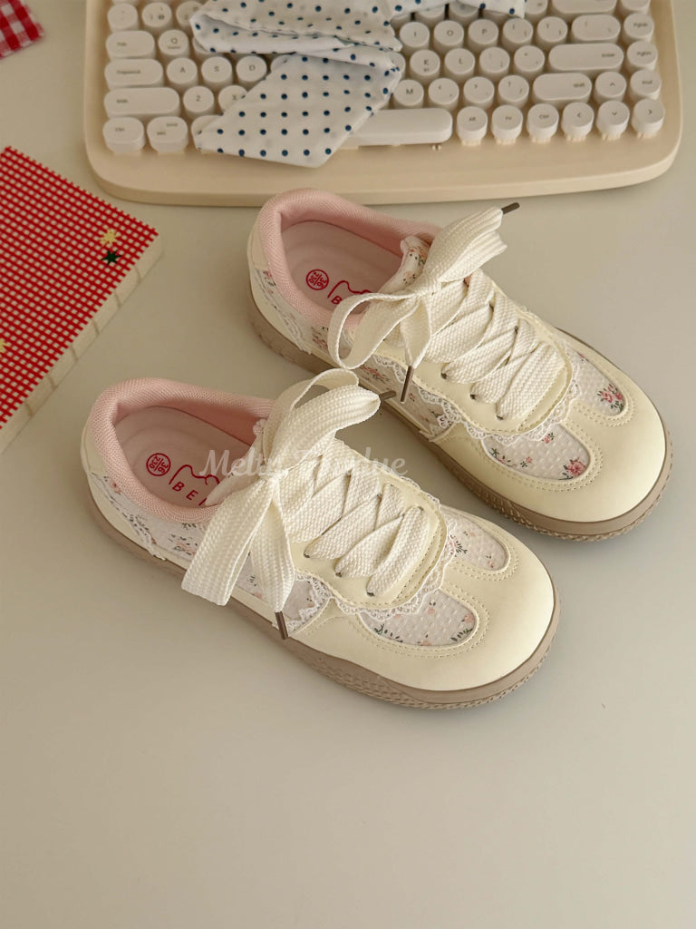 おとぎの森のお花畑シューズ（全3色）