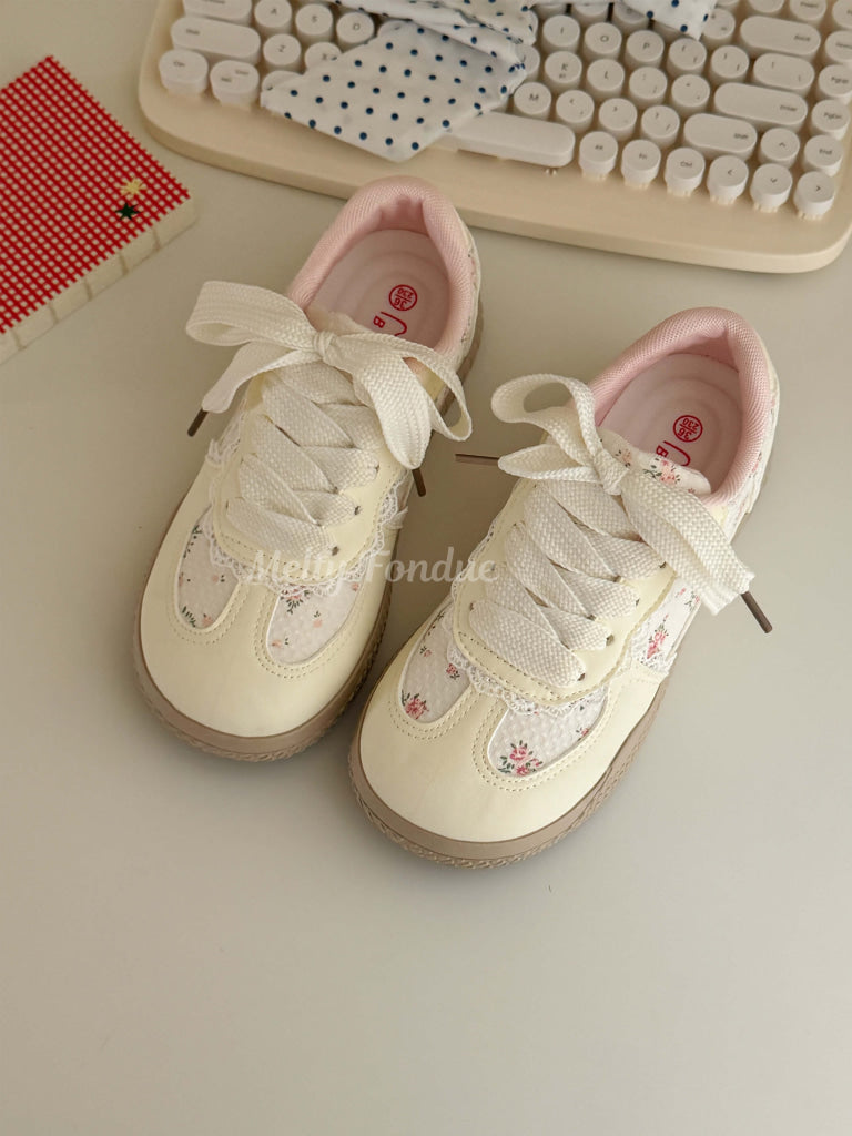 おとぎの森のお花畑シューズ（全3色）