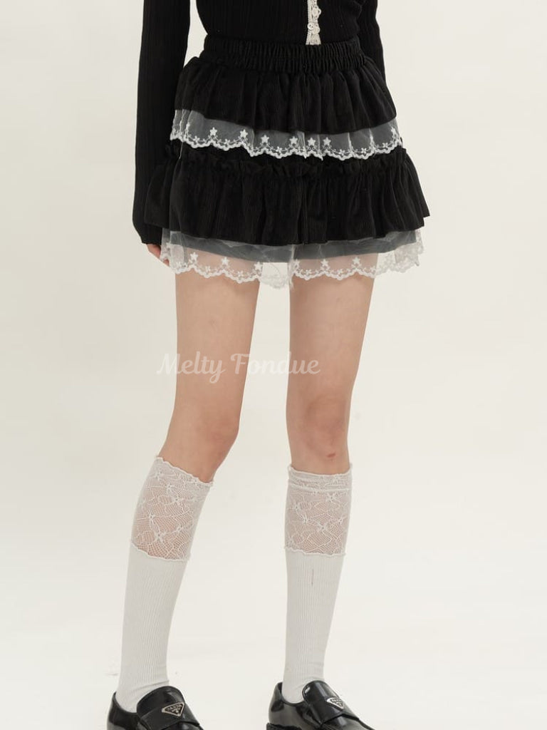 ふんわり柔らか天使のスカート（全3色）