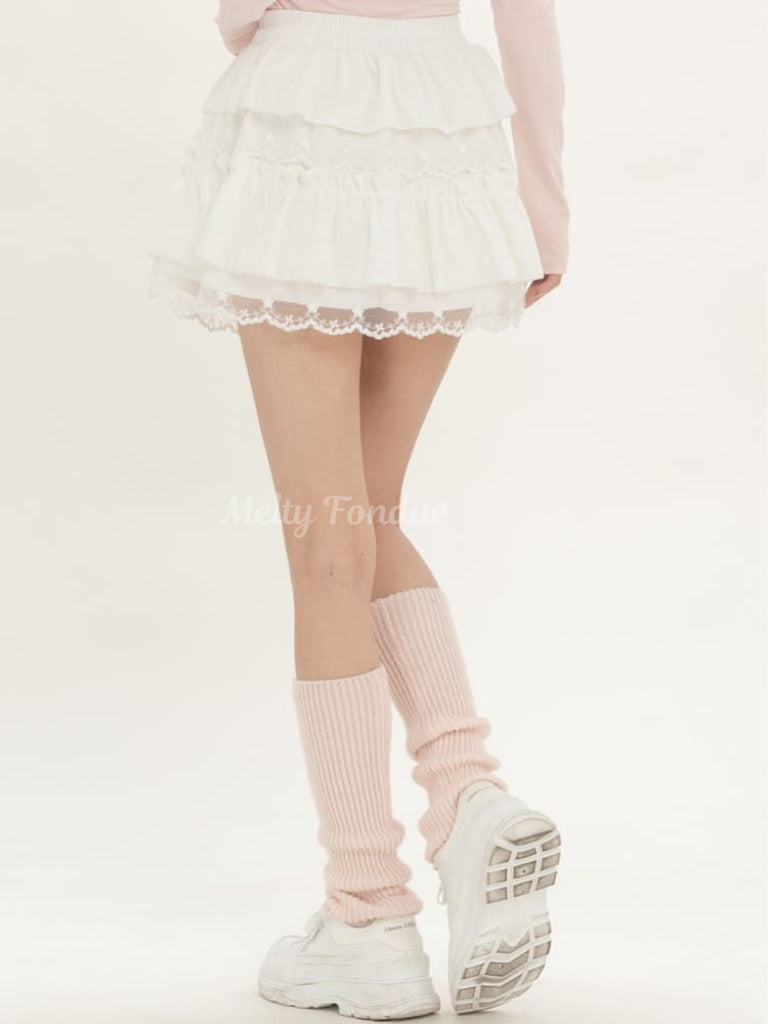 ふんわり柔らか天使のスカート（全3色）