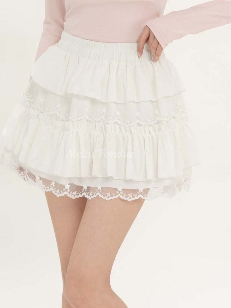 ふんわり柔らか天使のスカート（全3色）