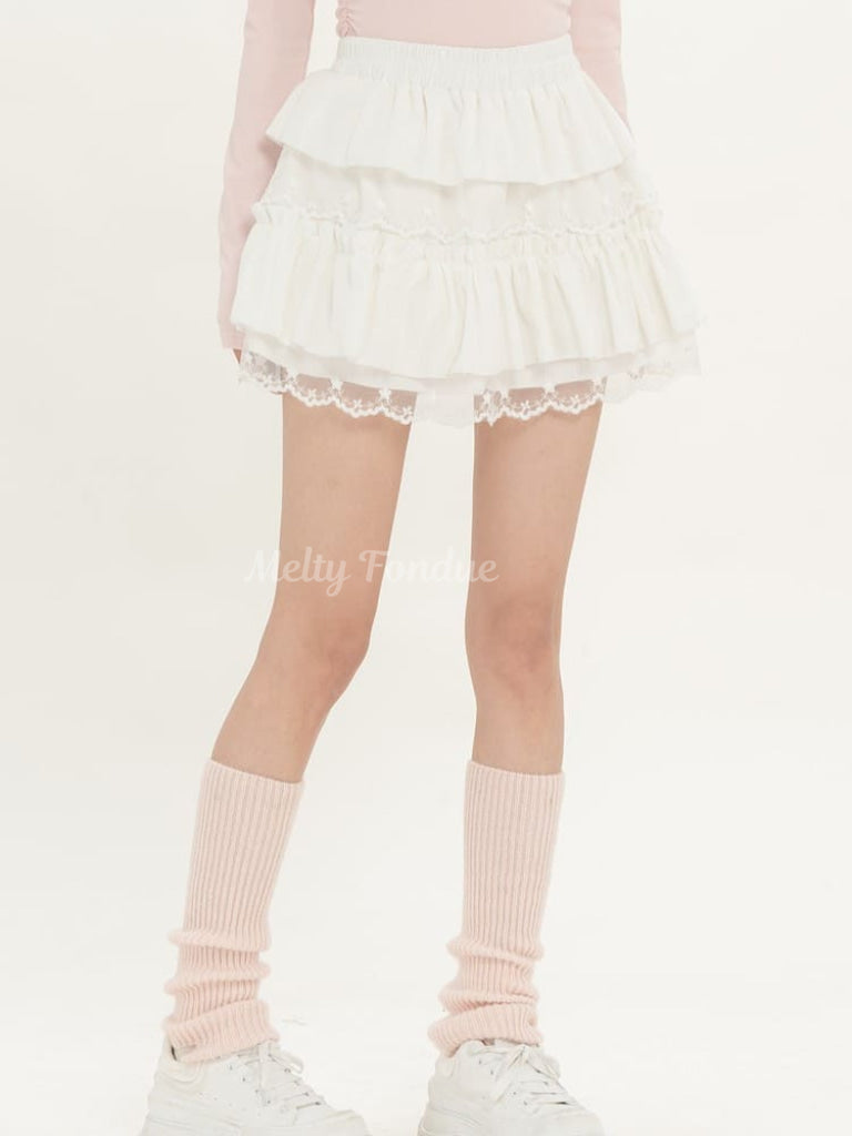 ふんわり柔らか天使のスカート（全3色）