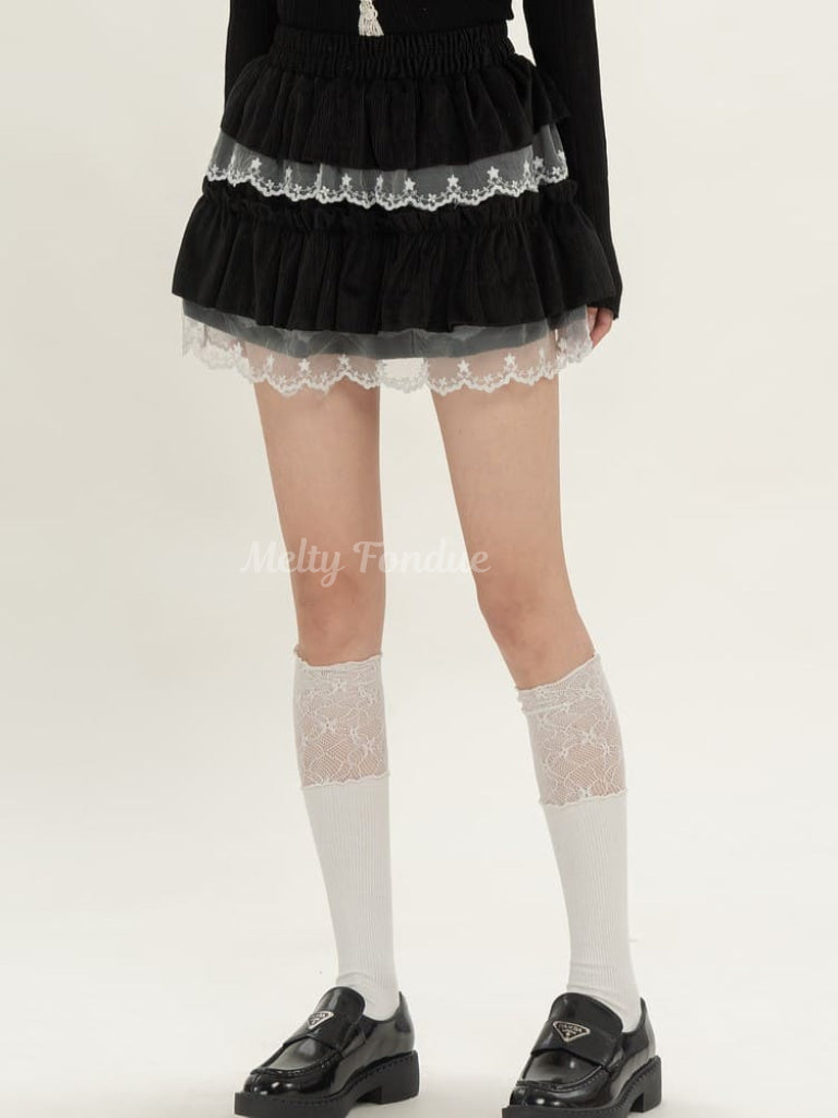 ふんわり柔らか天使のスカート（全3色）