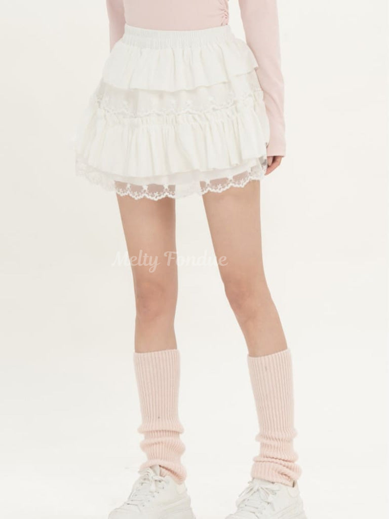 ふんわり柔らか天使のスカート（全3色）
