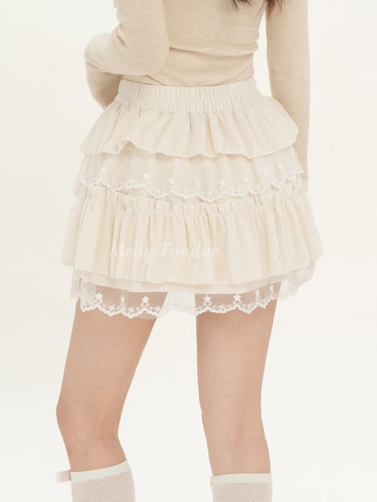 ふんわり柔らか天使のスカート（全3色）