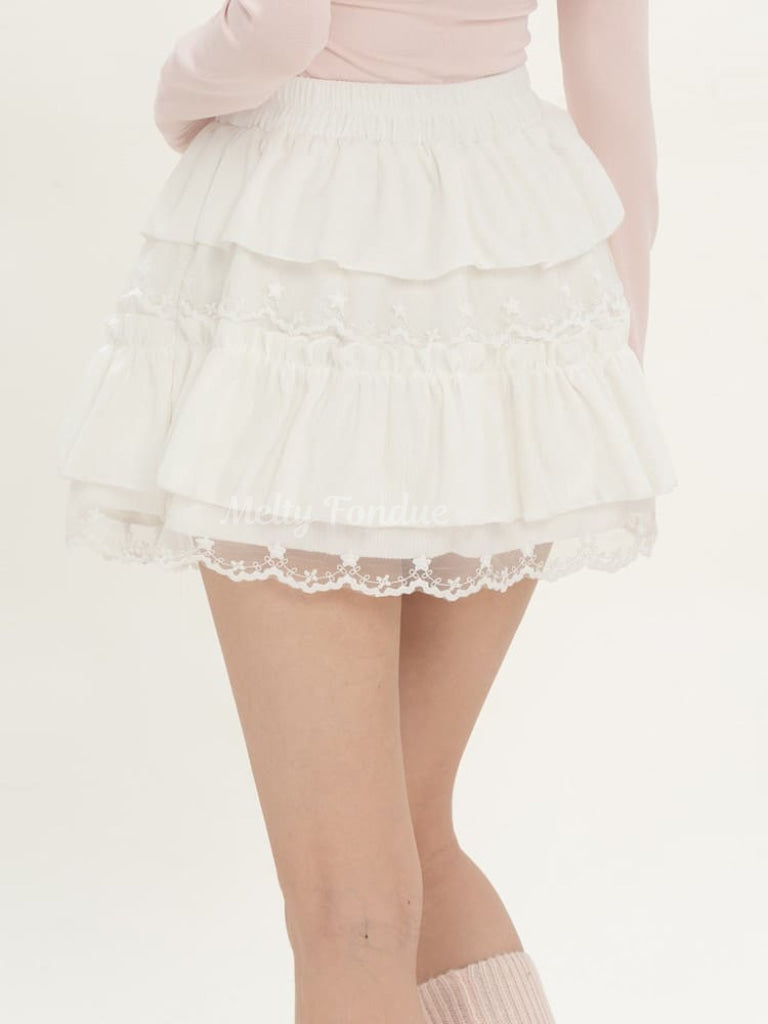 ふんわり柔らか天使のスカート（全3色）