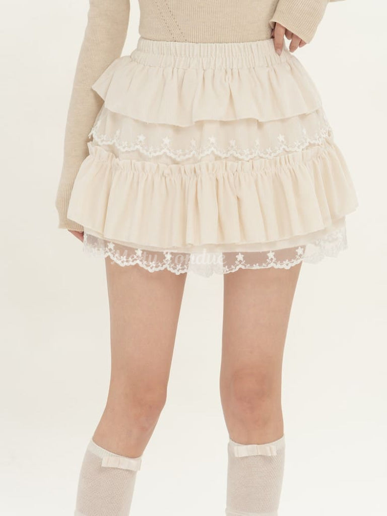 ふんわり柔らか天使のスカート（全3色）