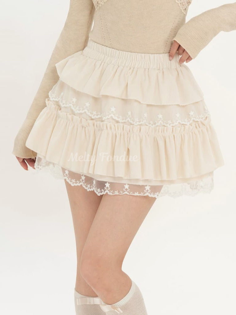 ふんわり柔らか天使のスカート（全3色）