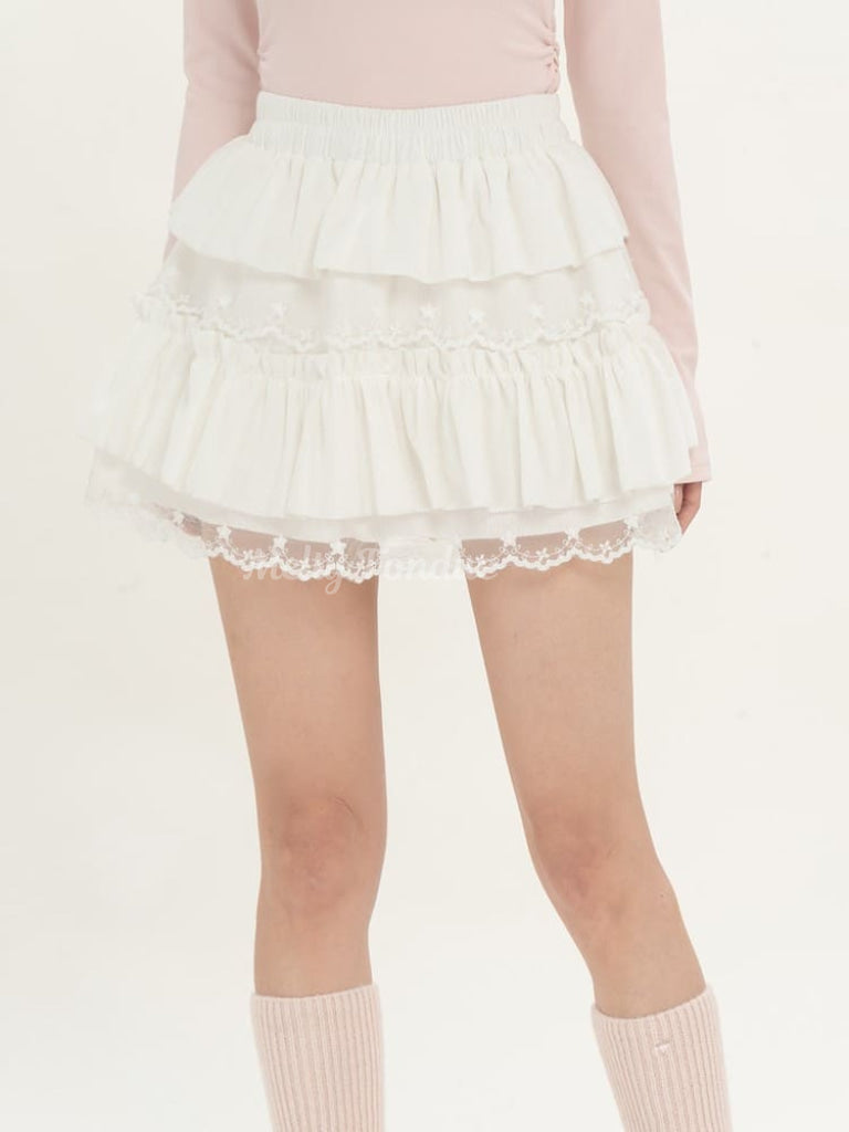 ふんわり柔らか天使のスカート（全3色）