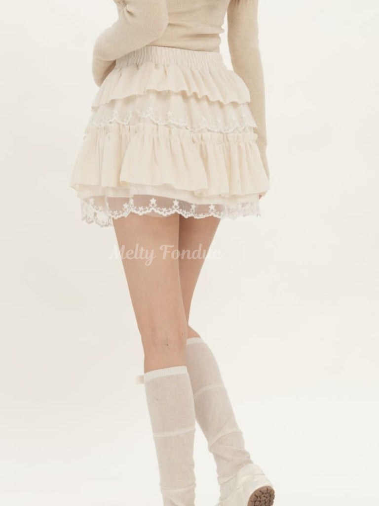 ふんわり柔らか天使のスカート（全3色）