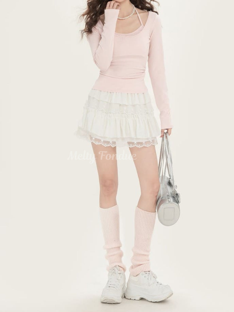 ふんわり柔らか天使のスカート（全3色）