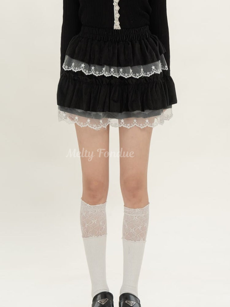 ふんわり柔らか天使のスカート（全3色）