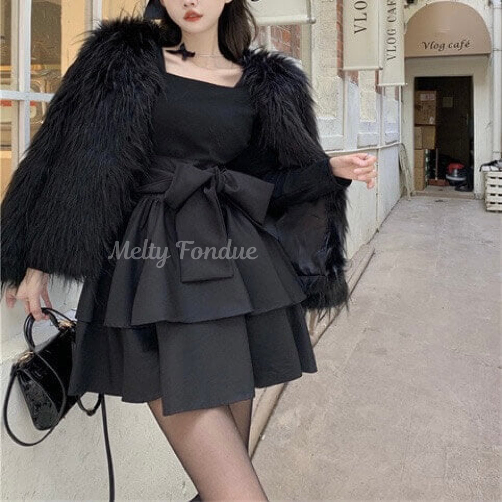 夢に見た晩餐会ワンピース（全２色）