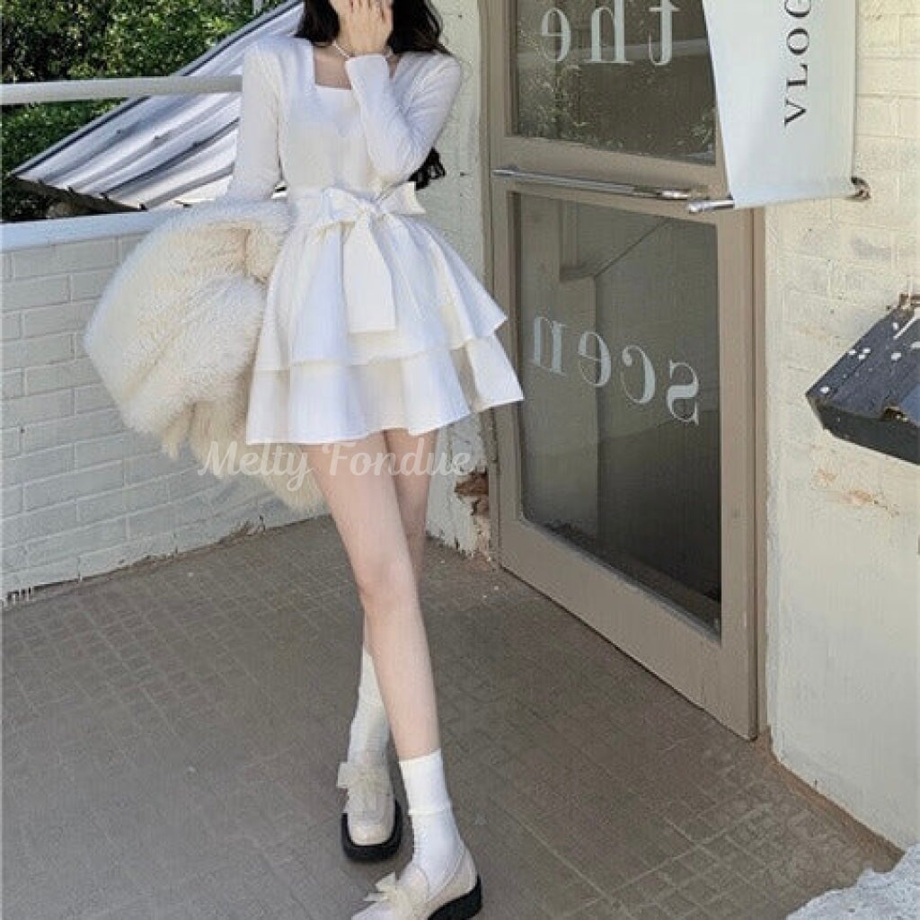 夢に見た晩餐会ワンピース（全２色）