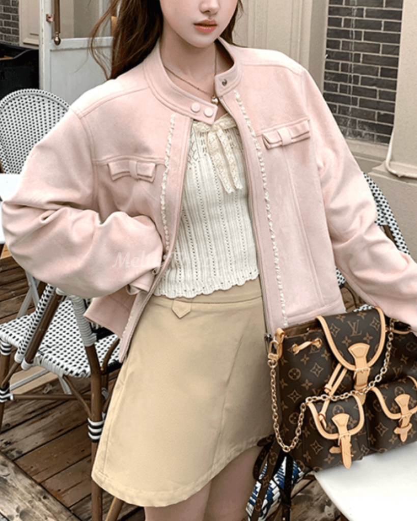 ふんわり綿あめのロマンティックジャケット